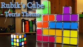 Tetris Theme played whilst solving a Rubiks Cube