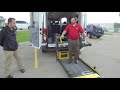 A&J Commercial shows how to use a 2019 Ford Transit with rear power lift