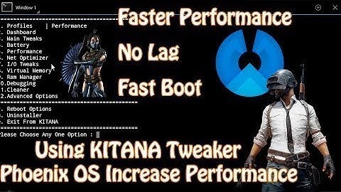 Phoenix OS Increase Performance And Reduce Lag , Play PUBG Mobile Without Any Problem