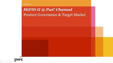 MiFID II @ PwC - Target Market
