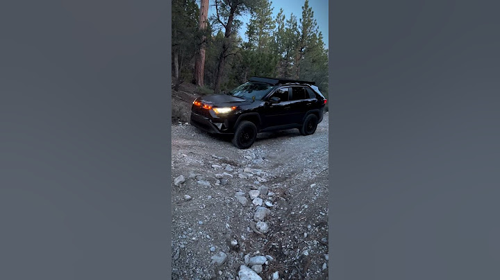 Off roading Modded 2021 Toyota RAV4 #overland #rav4 #toyota #travel #offroad