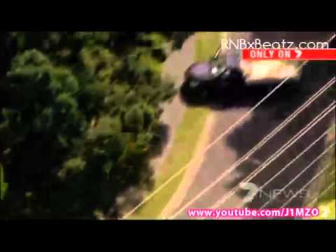 PORSCHE BOXTER police chase in Brisbane, Australia caught on camera - 7 News