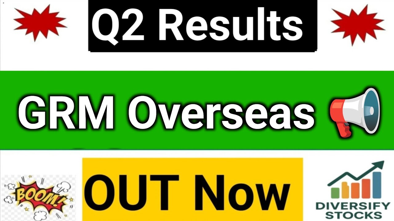 GRM Overseas Q2 Results 2026 | GRM Overseas share latest news | GRM Overseas  Results Today 