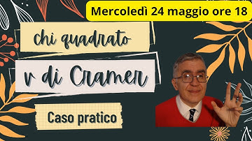 Chi quadrato e v di Cramer: un esempio pratico