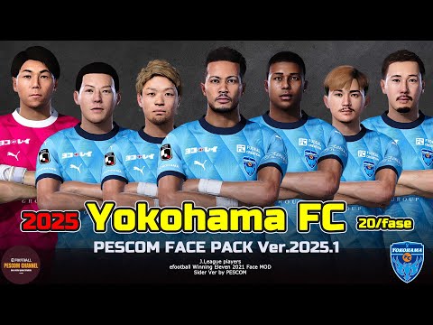 横浜FC 2025 フェイスパック efootball PESウイイレ2021 Face Jリーグ