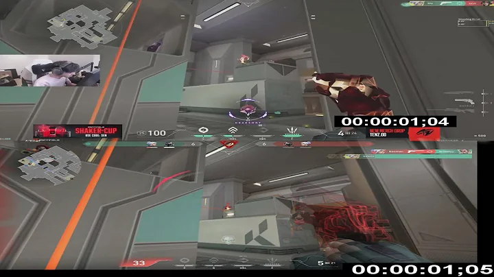 SEN TENZ vs SYNC on VALORANT PEEK REFLEX with timecode (JUST 0.01MS) LOL