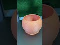 Orange Planter: 3D Printed 🍊🪴 #3DPrint #BambuLab #PLA #DIY #Maker #HomeDecor #PlantPot #Gardening