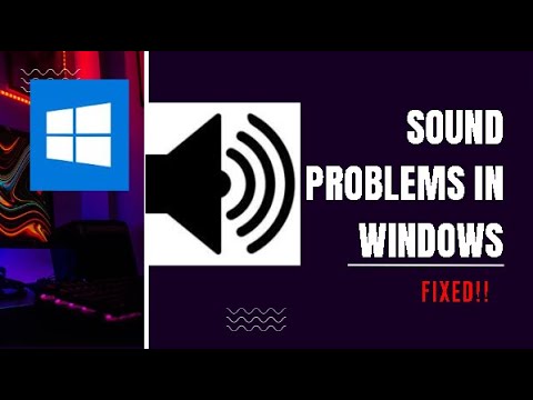 Fix Sound or Audio Problems On Windows 10 - YouTube
