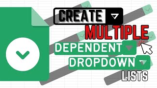 Create Multiple Dependent Dropdown Lists in Google Sheets (Data Validation)