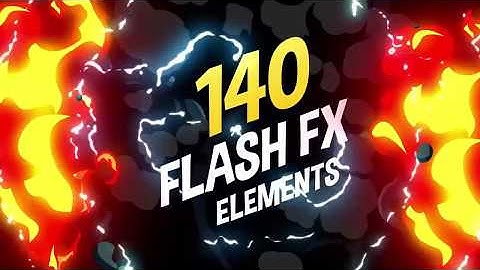 VIDEOHIVE 140 FLASH FX ELEMENTS – AFTER EFFECTS PROJECTS