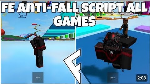 [Fe] Anti Fall Script For All Games! | ARCEUS X • DELTA • FLUXUS • CODEX!