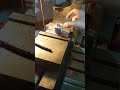 Baffle clipping jig on a mill