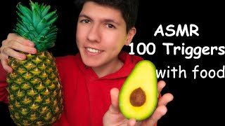 🥑ASMR 100 triggers with Eating [Mukbang]🍍 АСМР 100 триггеров с едой  🌙[АСМР еда, Итинг, Мукбанг]