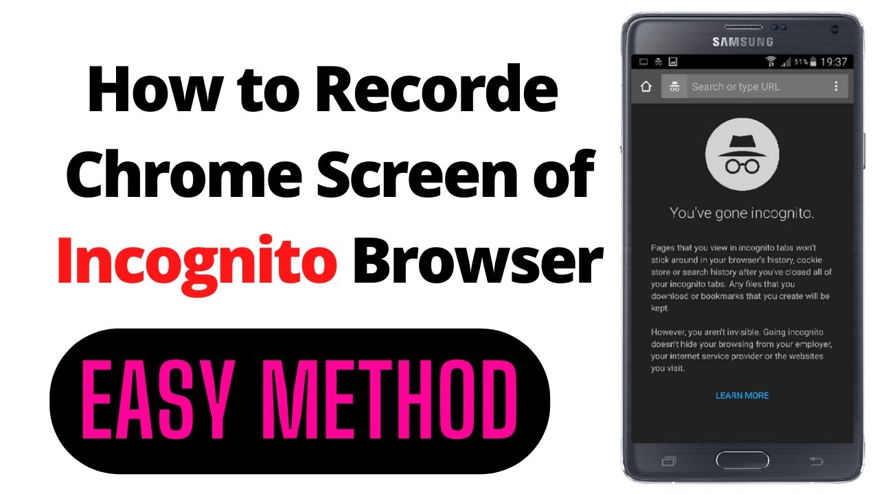 How to Capture Screenshots or Record Screen in Incognito Mode on Google Chrome in Android 2022