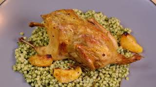 Deliciously elegant dish. Stuffed quail make at home it's delicious and healthy !