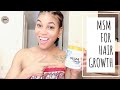 How To Use MSM To Help Grow Natural Hair Fast l 3 Different Ways of Using MSM