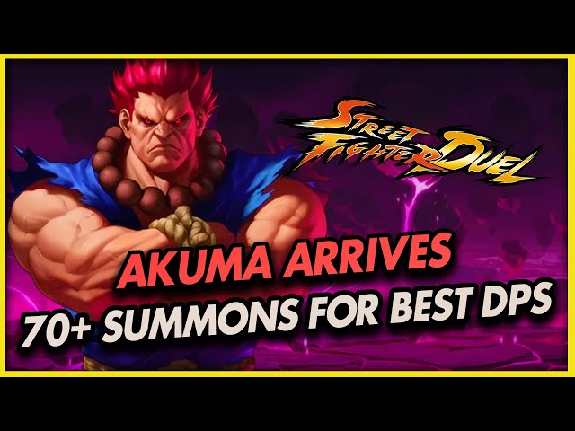 Street Fighter Duel: We Got Akuma/Testing Him Out/Dps Check 