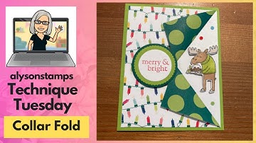 Collar Fold Stamping Tutorial Technique Tuesday