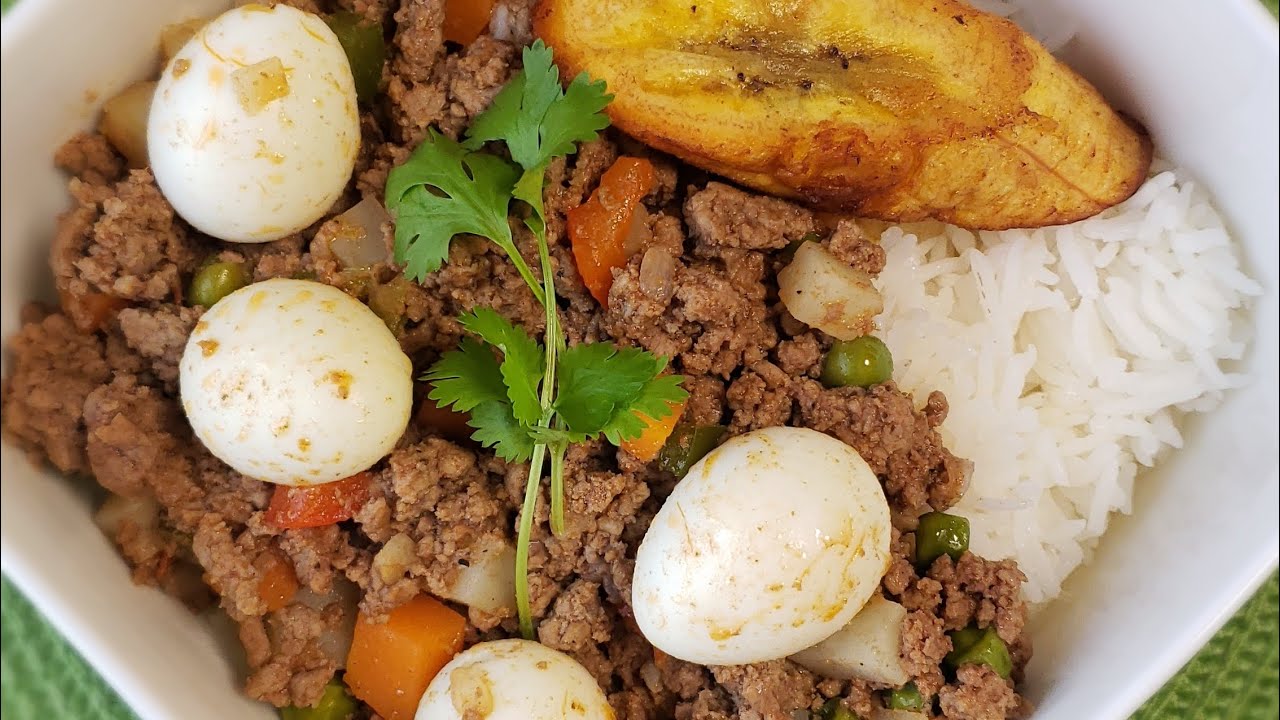 Beef Giniling with Quail Eggs - YouTube