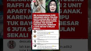 Ibu Alm. Jupe menangis meminta Raffi membeli apartemen #shorts #trending #viralvideo
