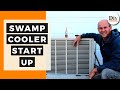 Evaporative Cooler Start Up | Swamp Cooler Start Up | Maintenance DIY