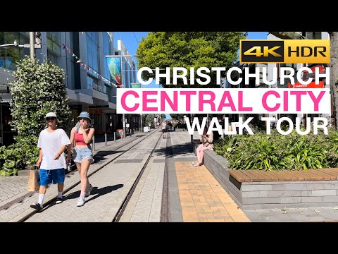 クライストチャーチの街歩き動画