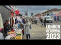 Ilford lane southall and green street eid shopping 2023  london walking tour  4kr