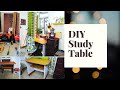 How to make Study Table with DIY Study Lamp at Home under 1500 #furniturecraft