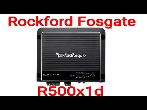 Rockford Fosgate R500X1D Prime 1-Channel Class D Amplifier UNBOXING