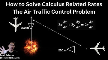 Related Rates Air Traffic Airplane Control Problem | AP Calculus AB/BC