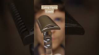 My first Open Comb Razor 😧 - #ASMR - "Italico" #thegoodfellasmile #wetshaving