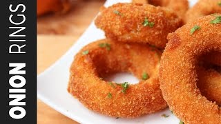 ক্রিসপি অনিয়ন রিংস | Onion Rings | How To Make Crispy Onion Rings |  Easy Bangladeshi Snacks Recipe