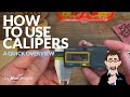 Tutorial how to use your calipers