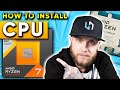How To Install A CPU (The Right Way) | Installation Tutorial with AMD Ryzen 7 7800X3D