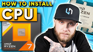 How To Install A CPU (The Right Way) | Installation Tutorial with AMD Ryzen 7 7800X3D