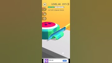 ASMR Slicing 🪓⚔💯: Level *44 Gameplay (Android, iOS) #Shorts #PlayGo!