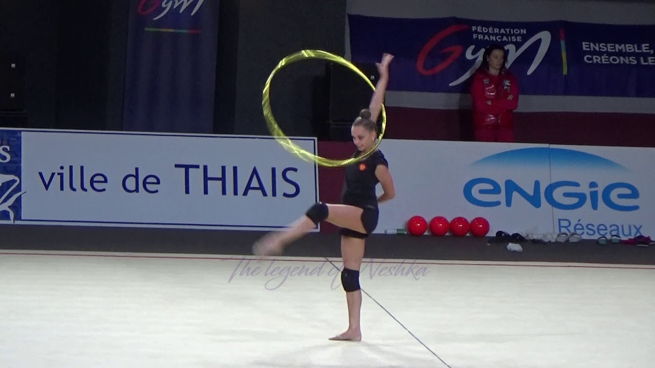 Arina AVERINA (RUS) hoop - 2019 Thiais trainings