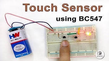 Touch sensor using Darlington pair