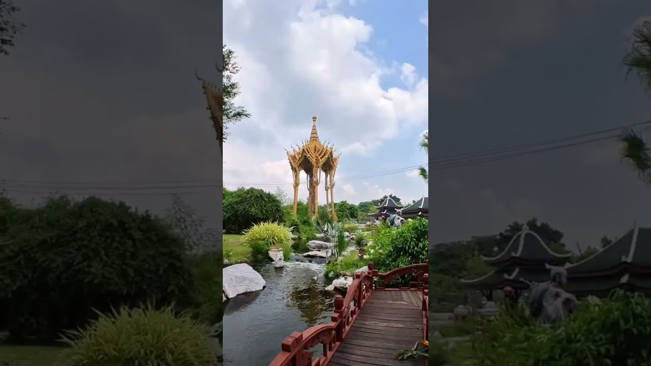 Relaxing Walk in Thailand's Ancient City (Muang Boran) | Calm, Beautiful & Zen Experience