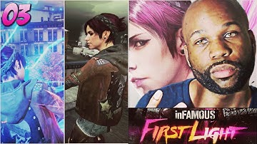 inFamous First Light Walkthrough Gameplay Part 3 - Violence in Seattle / Tracking the Trafficker