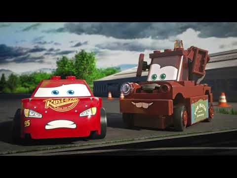 Mater, Cruz Ramirez, Lightning McQueen and The Stig Race Europe in New LEGO Juniors Top Gear video!