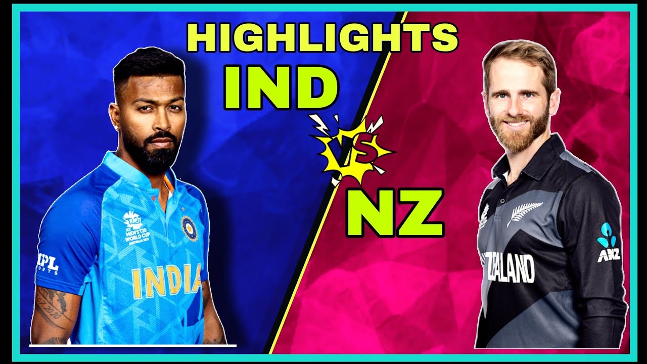 India vs New Zealand match highlights ind vs NZ T20 match highlights
