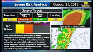 Arlington, VA Severe Weather Threat - 10/31/19