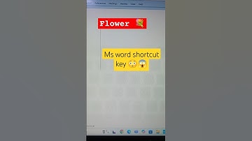 Purpose flower symbol in ms word #msword #shorts