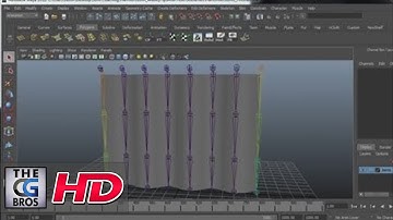 CGI 3D Tutorial : "Creating Dynamic Hair Driven Joint Chains" - by 3dmotive
