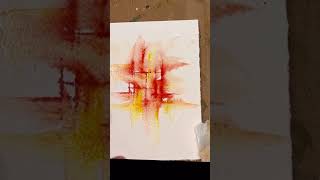EASy watercolor Abstract Painting