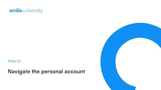 How to navigate your personal account in SmartRec