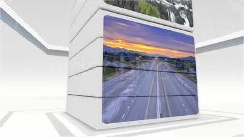 Rotating cubes after effects template