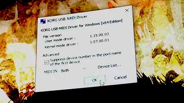 SOLVED: Cakewalk by BandLab locks up after 4 plays - Korg USB-MIDI Driver causing the problem