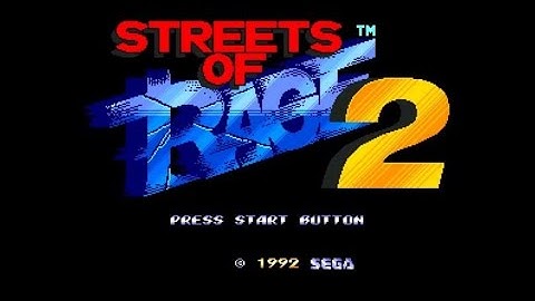 Streets of Rage 2 (Genesis) - Longplay, Walkthrough, No Commentary, W/Cheats
